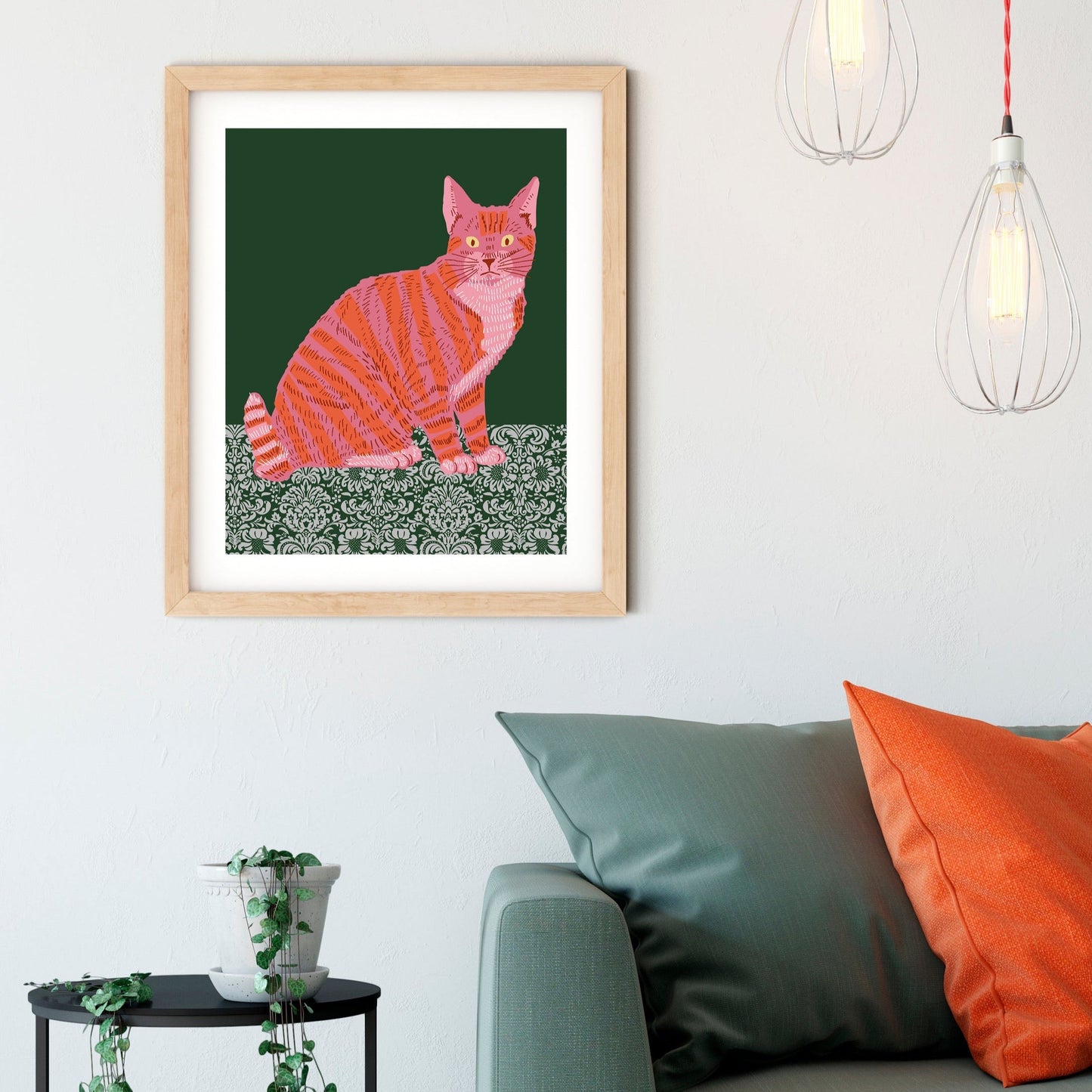 Cat art print/cat illustration /cat print wall art/art print cat/cat/cat art/cat New York art/cat /print cat/NEW YORK CAT/pink cat new york /pinky pilots/cat new york art print