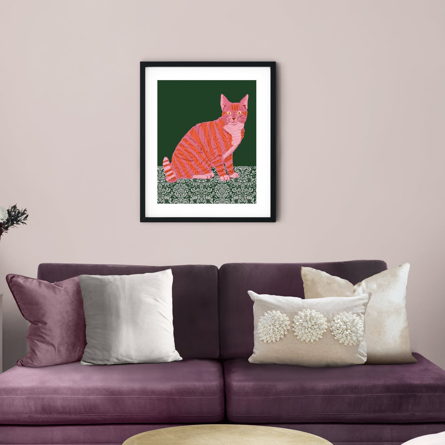 Cat art print/cat illustration /cat print wall art/art print cat/cat/cat art/cat New York art/cat /print cat/NEW YORK CAT/pink cat new york /pinky pilots/cat new york art print