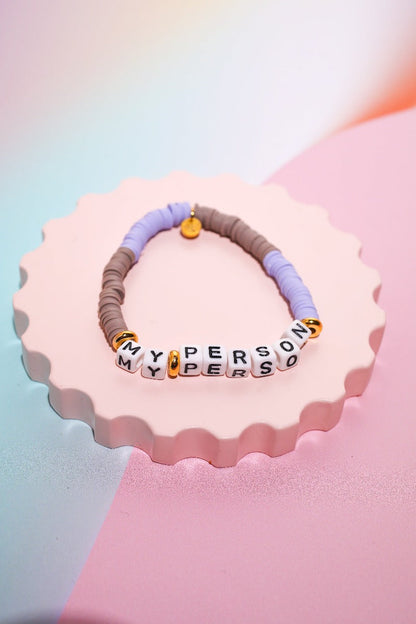 My Person Inspirational Beaded Bracelet