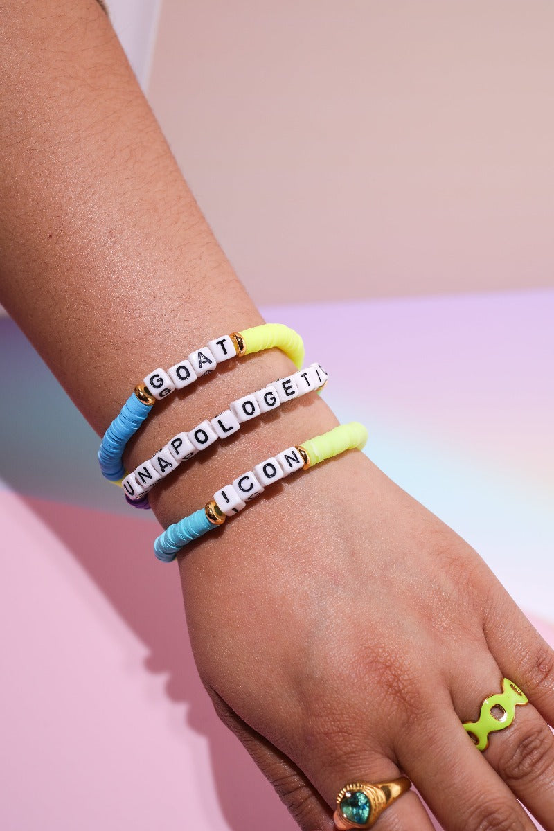 Icon Inspirational Beaded Bracelet