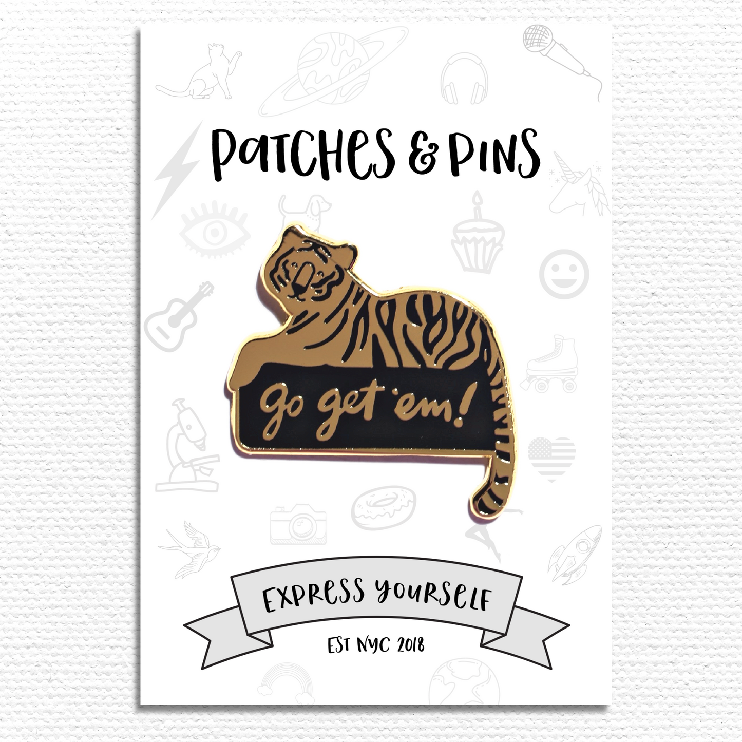 Go Get Them Enamel Pin