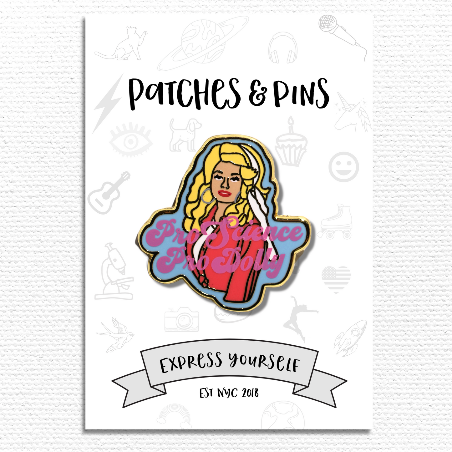 Pro Science Pro Dolly Enamel Pin