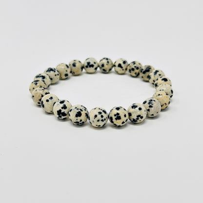 dalmation jasper bracelet