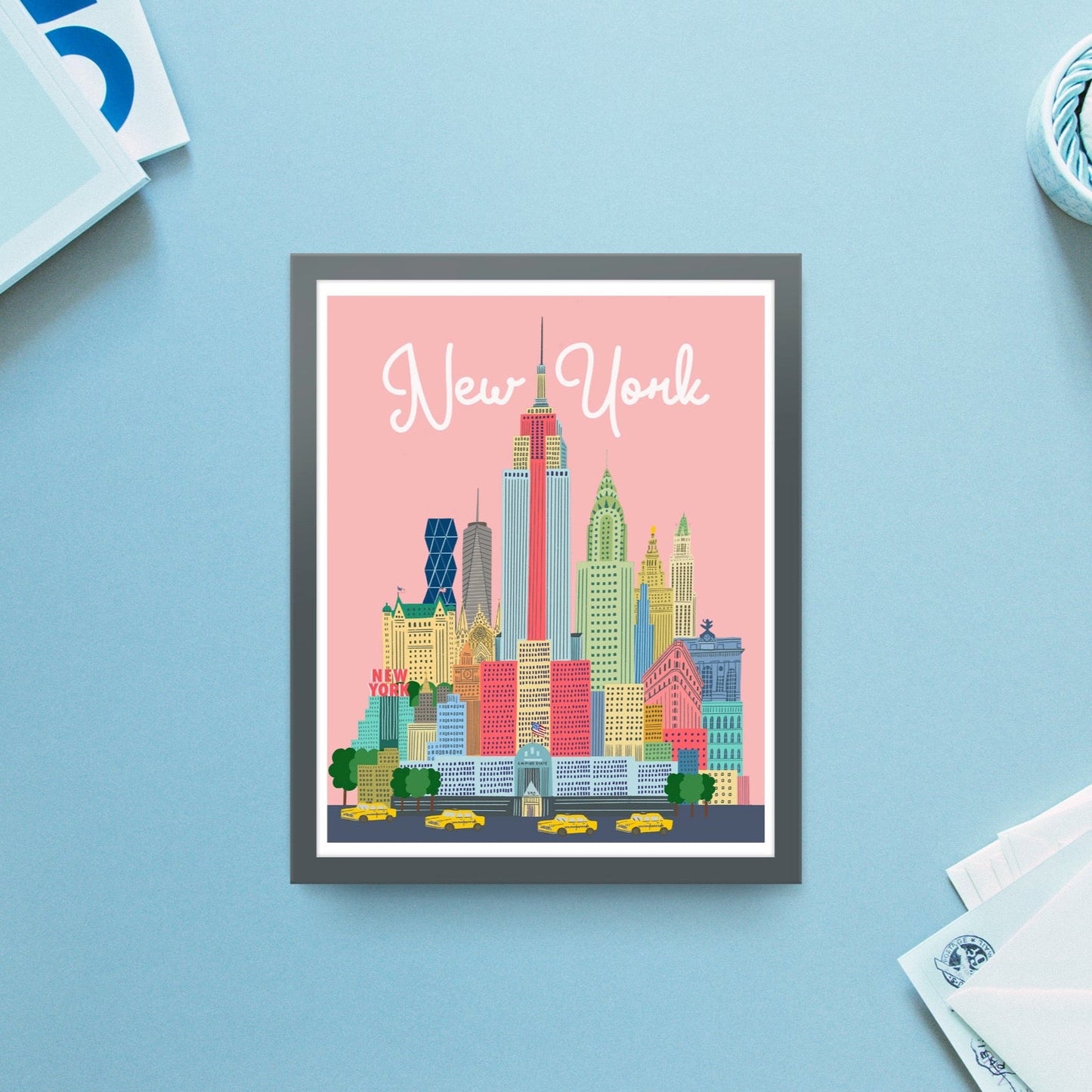 NYC art print/New York illustration