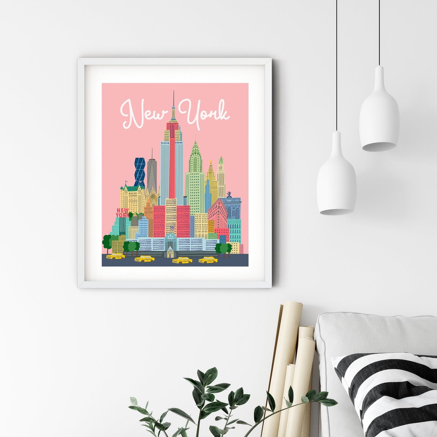 NYC art print/New York illustration