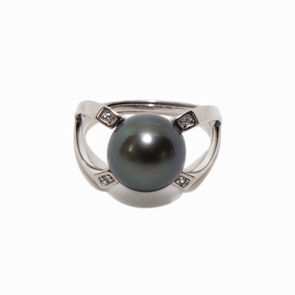 Tahitian Pearl of the Depths Ring