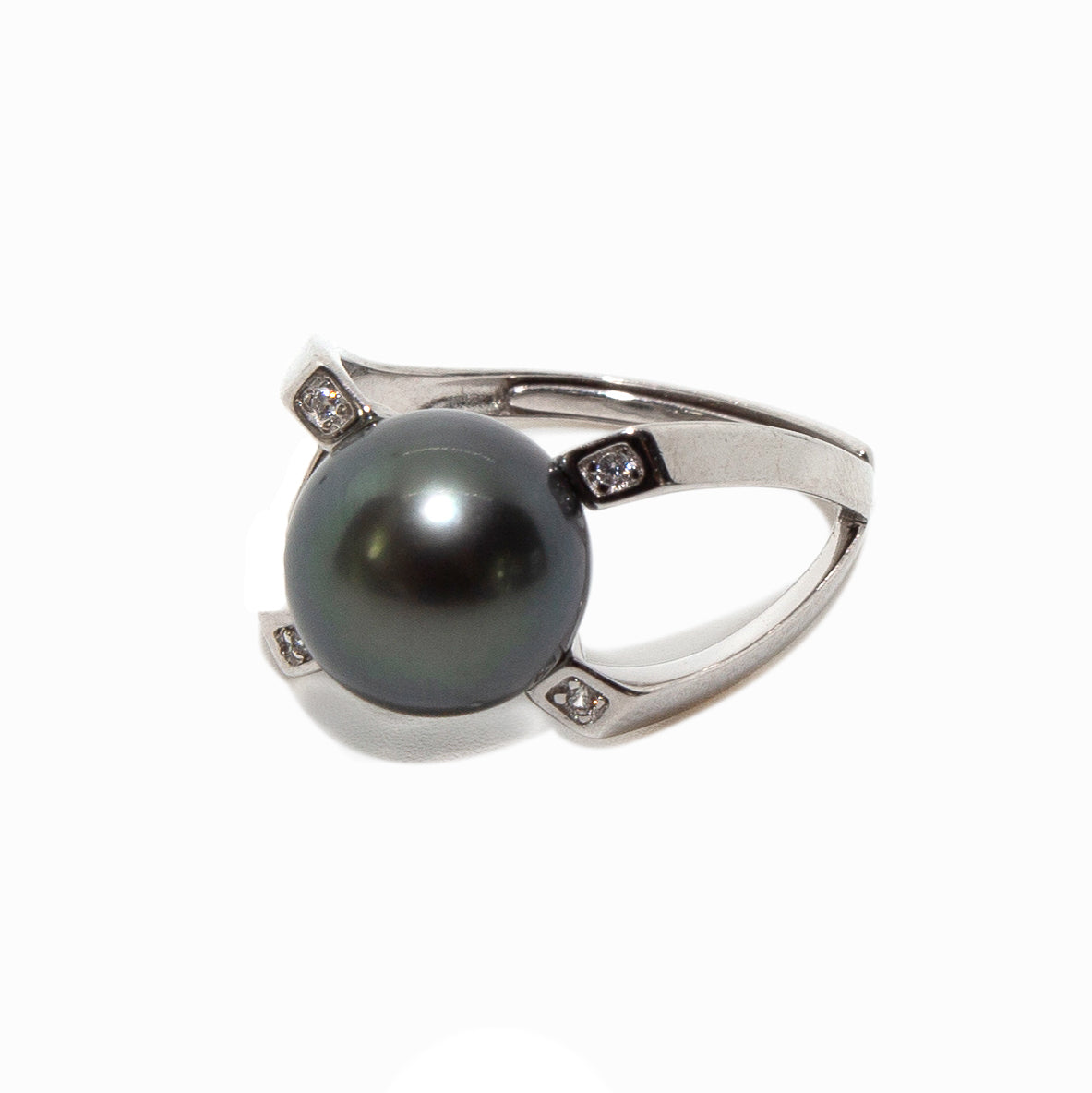 Tahitian Pearl of the Depths Ring