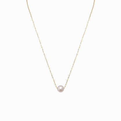 18K Gold Pearl Necklace 8-8.5 mm