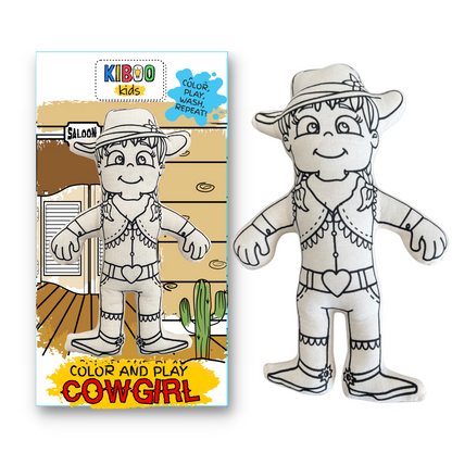 Color and Play Doll - Cowgirl