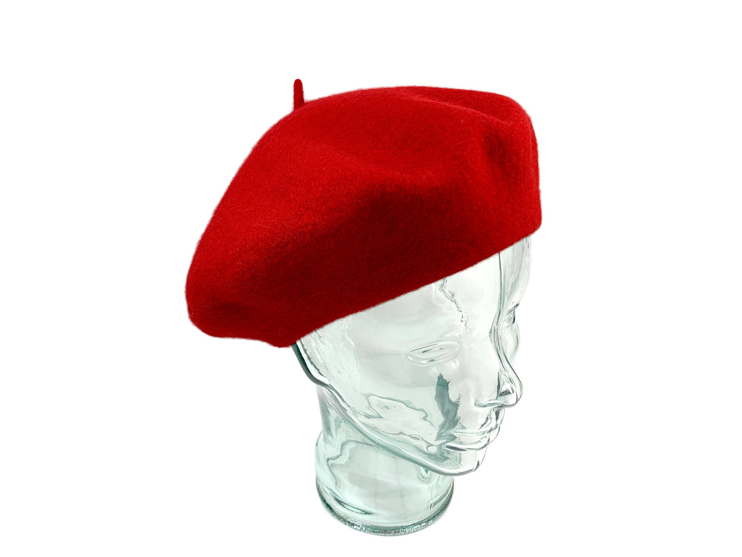 Wool Beret in Red