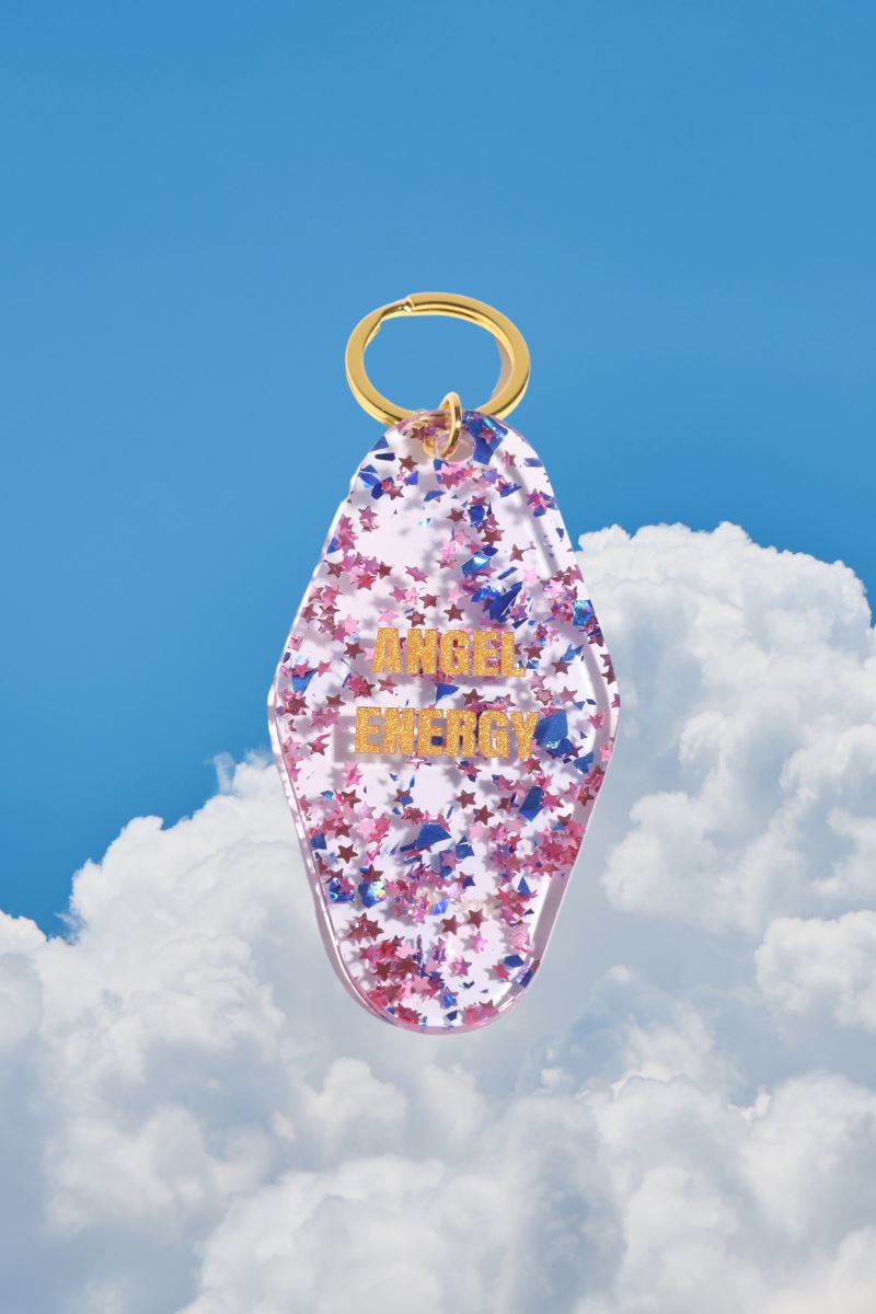 Angel Energy Motel Keychain