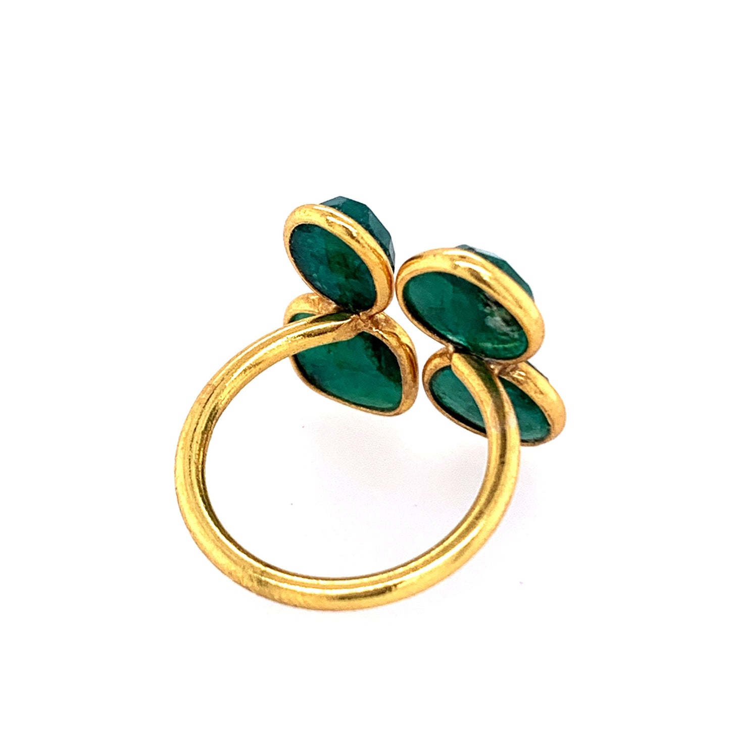 Quatre Colorful Gemstone 4 Stone Ring | Gold